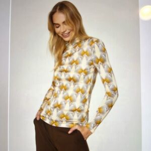 Tory Burch silk Jersey turtleneck